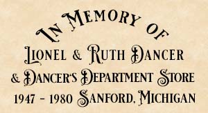In Memory of Lionel & Ruth Dancer.