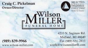 The Wilson Miller Funeral Home.