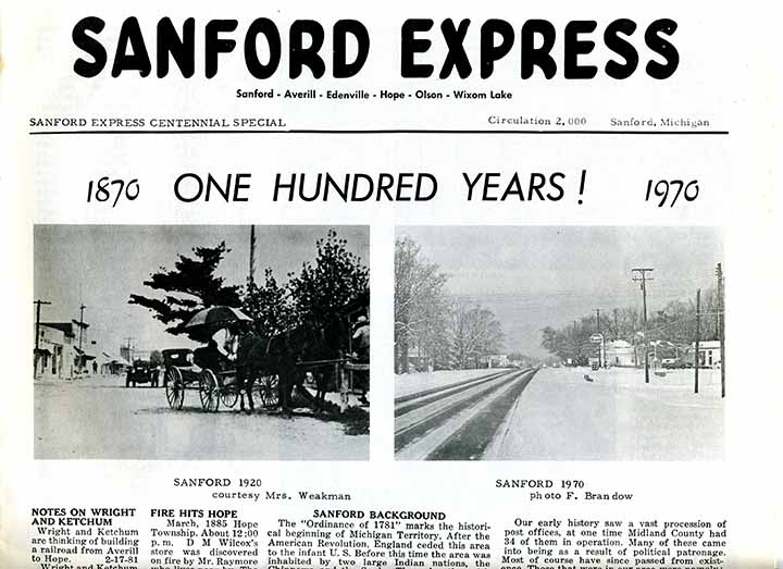 Sanford Express Newspaper