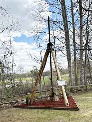 Horse Powered Screw Stump Puller