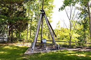 Horse Powered Screw Stump Puller