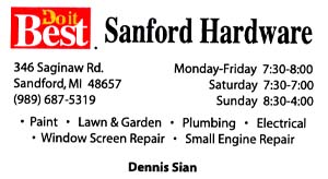 Sanford Hardware.